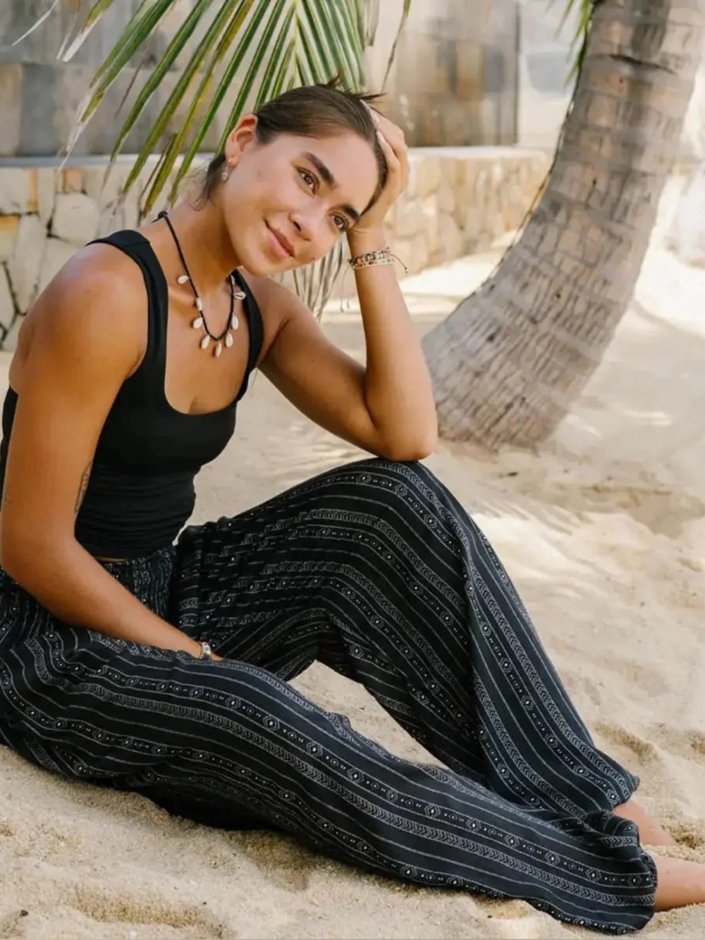 Gado Gado Vienna Tribal Tattoo Wear Print Harem Pants OSFA